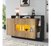 VIEKOS Credenza moderna per sala da pranzo in colore legno MDF originale per soggiorno