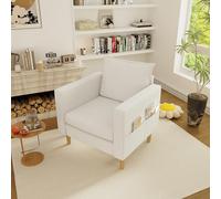VIEKOS Una sedia per il tempo libero a un posto con custodia e comodo cuscino, ideale per interni in stile nordico e angoli di lettura.