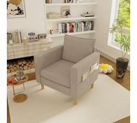 VIEKOS Una sedia per il tempo libero a un posto con custodia e comodo cuscino, ideale per interni in stile nordico e angoli di lettura.