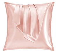 Vielit Set di 2 Federe Raso 65x65cm, Design con Chiusura Cerniera, Morbido come una Federe Seta Cuscino, Federe Cuscini 65x65 Rose
