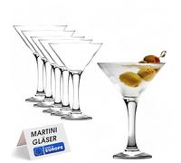 vienberg Martini Bicchieri da cocktail 175 ml | professionale ristorante di qualità gastronomica | Martini Cosmopoliti Manhattan Margarita Sidecar Set di bicchieri da cocktail | Made in Europe (6)