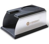 VIENESSO Stazione di tamponamento di prima qualità in acciaio inox e silicone - la stazione di tamponamento perfetta per tutte le dimensioni, accessori da barista per ogni professionista, stazione di