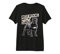 Vieni a scherzare con Me, Ti presento Il Mio Cane Corso Maglietta Premium
