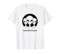 Vieni con Noi Bruh (Funny Alien Graphic) Maglietta