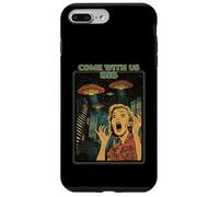 Vieni con noi Sis (Divertente UFO Alien Graphic) Custodia per iPhone 7 Plus/8 Plus