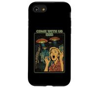Vieni con noi Sis (Divertente UFO Alien Graphic) Custodia per iPhone SE (2020) / 7/8