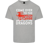 Vieni Dalla Parte Gallese Dragons Wales Maglietta Rugby Bambini