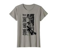 Vieni e prendilo - PRO Guns 2 ° emendamento Liberty Gun Maglietta, Donna, Ardesia, XL
