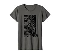 Vieni e prendilo - PRO Guns 2 ° emendamento Liberty Gun Maglietta, Donna, Asfalto, XL