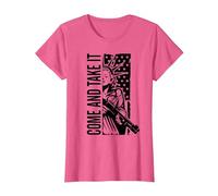 Vieni e prendilo - PRO Guns 2 ° emendamento Liberty Gun Maglietta, Donna, Rosa mélange, XL