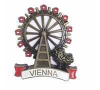 Vienna Austria 3D metallo magnete frigo turistico souvenir regalo collezione casa e cucina decorazione magnetica adesivo Vienna frigorifero magnete