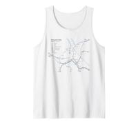 Vienna Austria Ferrovia - Souvenir Mappa del Percorso Europa Canotta
