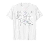 Vienna Austria Ferrovia - Souvenir Mappa del Percorso Europa Maglietta