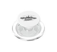 Vienna, Austria, skyline città, viaggio, schizzo, arte PopSockets PopGrip per MagSafe