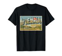 Vienna Austria Vintage Vienna Vienna Poster Art Graphic Maglietta