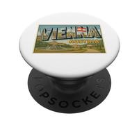 Vienna Austria Vintage Vienna Vienna Poster Art Graphic PopSockets PopGrip Adesivo