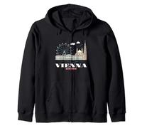 Vienna Città Austria Vienna Vienna Felpa con Cappuccio