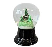 VIENNA SNOWGLOBE Palla da neve, palla di vetro, quasi come la vera neve, motivo: casa, 8 cm
