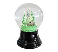VIENNA SNOWGLOBE Palla da neve, palla di vetro, quasi come la vera neve, motivo: rifugio di montagna e recinzione, 8 cm