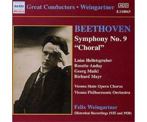 Vienna State Opera Ch Symphony No. 9 'Choral' (Weingartner, Lpo, Helletsgru (CD)