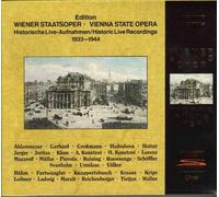 Vienna State Opera - Historic Live Recordings 1933-1944 by Vienna State Opera (1994) Audio CD