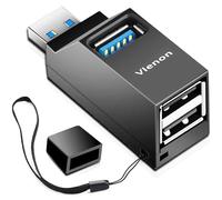 VIENON Hub USB 3.0, 3 porte USB Expander Splitter USB per laptop, auto, Mac Pro, iMac, MacBook Air, MacBook Pro, MacBook e altri