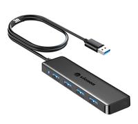 Vienon, hub USB 3.0 a 4 porte, splitter USB per laptop, Xbox, PS4/5, unità flash, HDD, console, stampante, fotocamera, tastiera, mouse, 1 m