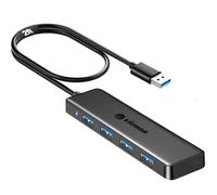 Vienon, hub USB 3.0 a 4 porte, splitter USB per laptop, Xbox, unità flash, HDD, console, stampante, fotocamera, keyborad, mouse, 0,6 m