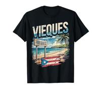 Vieques Porto Rico Ocean Travel Maglietta