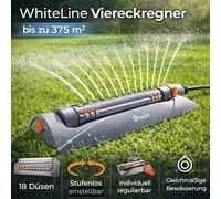 Viereckregner Rasensprenger Giardino Sprenger 375m²