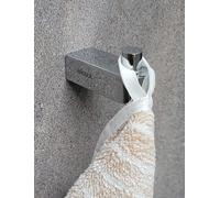 VIERO Gancio Singolo IN Acciaio Inox Cromato 415412 Asciugamano da Parete