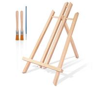 Viesap Cavalletto, 40 Cm Cavalletto Pittura Legno, Cavalletto da Tavolo, Mini Cavalletto, Cavalletto Regolabile, Cavalletto Portatile, Cavalletto Pittura Bambini per Quadri e Oggetti Decorativi.