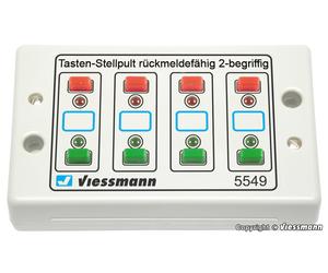 VIESSMANN 5549 Scatola di comando con segnalazione luminosa (scambi e segnali)
