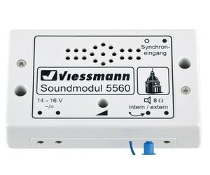 Viessmann 5560 Modulo Audio Campane Chiesa H0, Grigio