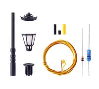 Viessmann 6720 Lampione Da Giardino Kit LED Bianco Scala N 1:160 NUOVO
