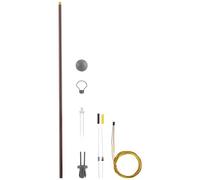 Viessmann 6727" H0 Kit di Costruzione in Legno Mast Lampada DDR della Reichsbahn Veicolo, Bianco Caldo