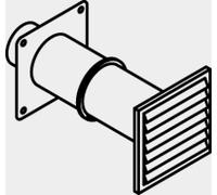 Viessmann Griglia di aspirazione aria esterna DN 160 9562053