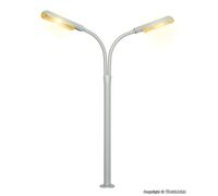 Viessmann H0 6096 - Lampione Stradale Doppio, 2 Leds Giallo Merce Nuova