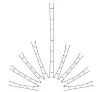 Viessmann Modelltechnik 4132 H0 Filo di contatto H0 Märklin C (con massicciata