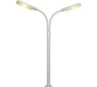 Viessmann Modelltechnik 6096 H0 Lampione stradale doppia Modello pronto, già as