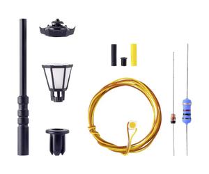 Viessmann Modelltechnik 6720 H0 Lampione per parco singola Kit da montare 1 pz