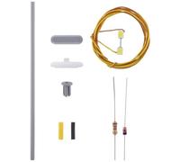 Viessmann Modelltechnik 6726 H0 Lampione per piattaforma binari doppia Kit da m