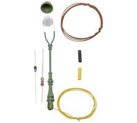 Viessmann Modelltechnik 6728 H0 Lanterna a gas singola Kit da montare 1 pz.