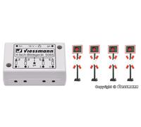 Viessmann Scala N 5800 Croce di Andrea Lampeggiatori Elettronici Altezza 1,9 CM