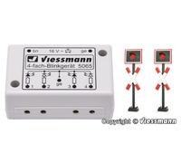 Viessmann Scala N 5801 Croce di Andrea 2 Pezzo Con Lampeggiatori Elettronici