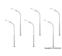 Viessmann 64906 Lampione Stradale 5+1, LED Bianco Altezza: 54 MM, N
