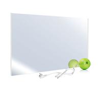 VIESTA® H450 Riscaldatore a infrarossi con specchio 450 W con termostato TH10 - Carbon Crystal - Termoarredo da parete sottile con vetro a specchio - Design elegante 2-in-1