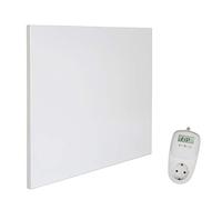 VIESTA® Pannello Riscaldante a Infrarossi con Termostato [INCL. TERMOSTATO TH10] - Radiatore a Infrarossi-Riscaldamento a Infrarossi con Tecnologia Carbon Crystal - Pannello Adatto per il Bagno - 400W