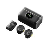 Vieta Pro Due microfoni ENC senza fili a pinza magnetica, scatola di ricarica e batteria 10H. Tipo Lavalier con Cancellazione del Rumore USB-C e Lightning, Micro bavero | Podcast Vlogs Influencer Plus