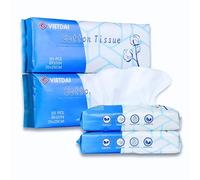 VIETDAI Salviette Viso Monouso XL Salviettine Usa E Getta Cotone Per IlViso, Spessa e Morbida Asciugamano Detergenti Viso Per Pelli Sensibili - 200 Pezzi